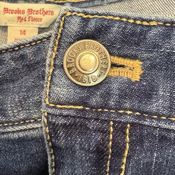 Brooks Brothers Red Fleece Women’s Jeans Size 14 Dark Wash - Picture 9 of 9
